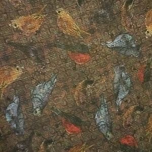 LuLa Roe Amelia large bird print unicorn